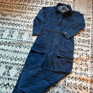 Gap denim jumpsuit